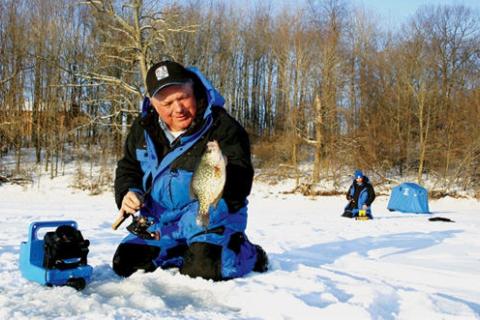 News & Tips: Triggering Hardwater Crappie to Bite