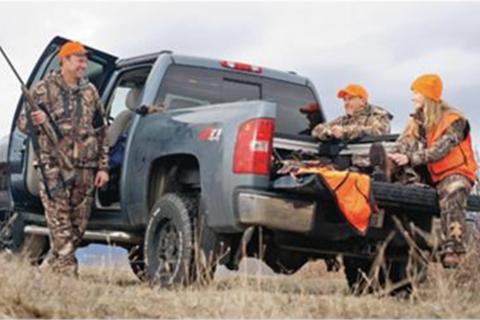 Hunters transporting firearms 