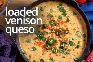 Loaded Venison Queso