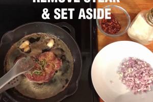 Cast Iron Cooking Pork Steak Recipe