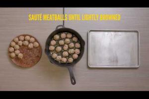 Anytime Turkey Musacchia Meatballs Recipe