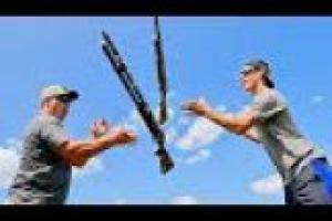 1Source Video: Gould Brothers: Trick Shots Pump Shotgun  | Throw N Loads