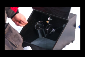 1Source Video: Heated Box Tip Ups With Mr. Bluegill