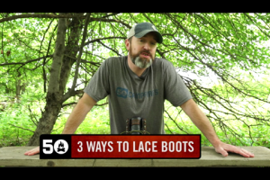 1Source Video: 3 Ways to Lace Hiking Boots to Relieve Foot Pain