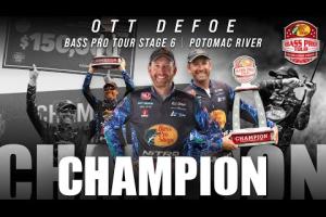 How Ott DeFoe Won On The Potomac! | Bass Pro Tour