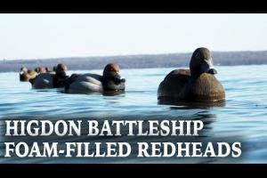 Higdon Battleship Foam-Filled Redhead Decoys