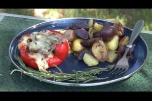 Tasty Duck Stuffed Bell Pepper Recipe