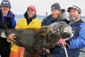4 Fishermen fishing Alaska