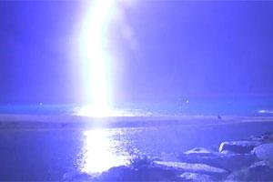 News & Tips: Video Shows Lightning Nearly Striking Fisherman...