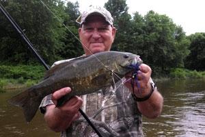 News & Tips: Your River High and Dirty? Toss Spinnerbaits for Smallmouth Bass...
