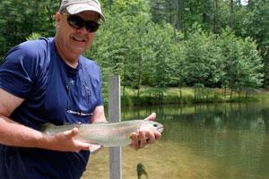 News & Tips: Tips for Fly Fishing Pond Trout During Summer Months...