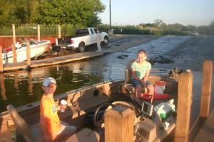 Braggin' Board Photo: Fishing in Papa Bobs Boat