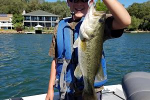 Nice Bass Catch by young angler