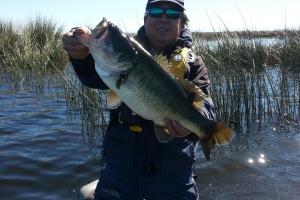 Angler with California Delta Bass