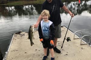 Young angler at Kid Fishing BPS Ft. Myers