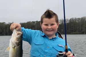 Boy with bass