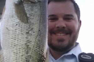 Braggin' Board Photo: Fishin' bass on lunch break