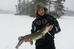 Braggin' Board Photo: Ice Fishing for Pike