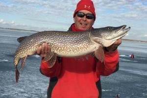 Braggin' Board Photo: Ice fishing for Pike