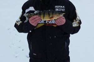 Braggin' Board Photo: Ice fishing on Hinkley Lake