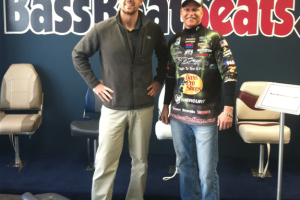 Braggin' Board Photo: Kevin Rowe and I at BassBoatSeats.com showroom. Great replacement boat seats!!!