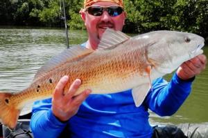 Braggin' Board Photo: Red Fish caught while kayak fishing in Bull Frog Creek Tampa FL