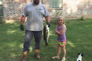 Braggin' Board Photo: A Bass as big as the dog