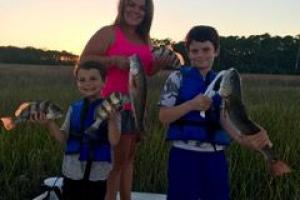 Braggin' Board Photo: Bennett family fishing