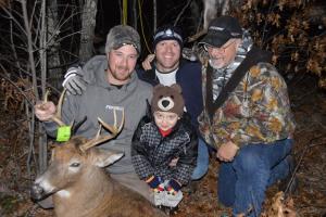 Braggin' Board Photo: Three Generations With a Northern Wisconsin Buck