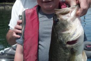 Braggin' Board Photo: Bass fishing with grandson