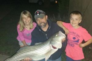 Braggin' Board Photo: All Smiles: Nice Striper Bass