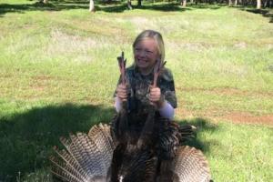 Braggin' Board Photo: Nice Gobbler: Her First Turkey