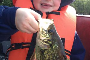 Braggin' Board Photo: Catching Crappies on Ice Jigs in The Summer