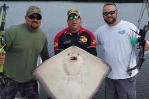 Braggin' Board Photo: Bow Fishing Rays with Captain Ike
