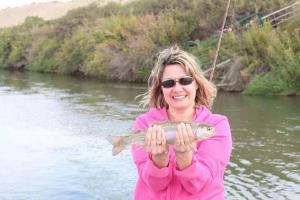 Braggin' Board Photo: Brenda On Vacation Fishing