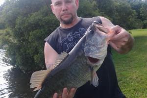 Braggin' Board Photo: Caught this bass on a spinnerbait