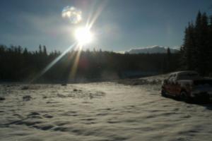 Braggin' Board Photo: Snowfall at Hunting Camp GEDC0888