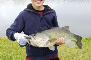 Braggin' Board Photo: Aidan's 5lb Bass