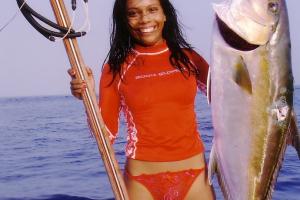 Braggin' Board Photo: Michelle's Second Speared Fish