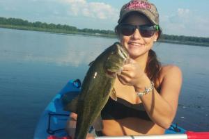 Braggin' Board Photo: Kayak Bass fishing