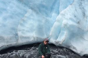 Braggin' Board Photo: Worthington Glacier