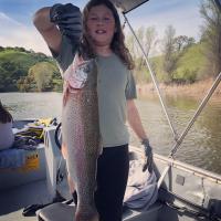 She's a great salmon angler