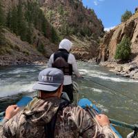 Oaring on the Colorado River