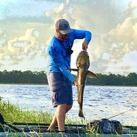 Kayak saltwater fishing