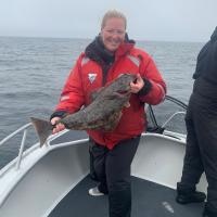 Skye's first halibut