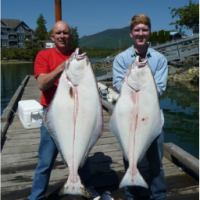 Fishing halibut