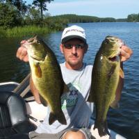 Bass fishing in Wisconsin