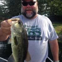 Largemouth fishing Spring Lake