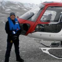 Helo ride to a glacier...