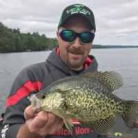 Crappie on a Berkley Gulp Alive Minnow